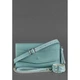 Кожаная женская сумка Элис бирюзовая 4042835 - изображение 5