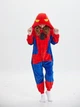 Пижама кигуруми Kigurumi Человек паук для девочек Красно-синий на рост 145-155 см (201841) - изображение 2
