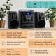 Стереосистема Auna 388 Franklin DAB+ (10040361) - зображення 2