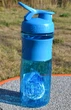 Шейкер BlenderBottle SportMixer с шариком 820 мл Синий (SM 28oz Cyan) - изображение 6