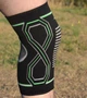 Наколенники спортивные PowerPlay 4099 L/XL 2 шт Черно-зеленые (PP_4099_L/XL_Bl/Green) - изображение 6