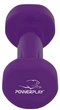 Гантель PowerPlay 4125 виниловая 2.5 кг Фиолетовая (PP_4125_2.5kg) - изображение 5