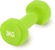 Гантель PowerPlay 4125 виниловая 3 кг Зеленая (PP_4125_3kg) - изображение 2