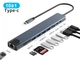 Док-станция 10-in-1 Type-C (HDMI 4K/USB3.0 x1/USB2.0 x3/RJ45/Type-C DATA/Type-C PD/MicroSD/SD) STLab - изображение 1