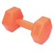 Гантель PowerPlay 4124 Hercules композитная 1 кг Оранжевая (PP_4124_1kg) - изображение 3