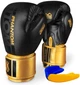 Боксерские перчатки Phantom APEX Black/Gold 12 унций (PHBG2214-12) - изображение 1