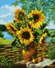 Картина по номерам Artissimo Букет подсолнуха PN6407 40х50 см - изображение 1