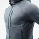 Чоловіча кофта флісова QUECHUA MH520 для туризму зелена S - изображение 5