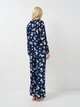 Пижама (рубашка + штаны) женская из вискозы Trendyol THMAW21PT0048 38 Navy (8683047534992) - изображение 2