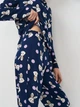 Пижама (рубашка + штаны) женская из вискозы Trendyol THMAW21PT0048 38 Navy (8683047534992) - изображение 7