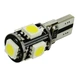 Світлодіодна лампа Т10 W5W 5 SMD 5050 12V Біла з обманкою (10280) - зображення 2
