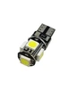 Світлодіодна лампа Т10 W5W 5 SMD 5050 12V Біла з обманкою (10280) - зображення 4