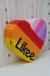 Піньята Серце Likee 50 см різнобарвне - изображение 2