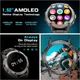 Умные Смарт-часы NX8 AMOLED Full HD экран с пульсометром и компасом Чёрный - изображение 8