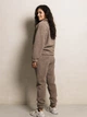 Женский спортивный костюм Теди утепленный воротник на молнии ткань трикотаж Seventeen XXL-3XL Коричневый 2122.5520 - изображение 6