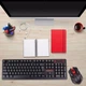 Компьютерная беспроводная клавиатура и мышь KEYBOARD HK-6500 ART 3254 Black - изображение 9