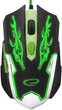 Mysz Esperanza MX405 Cyborg USB Black/Green (5901299925461) - obraz 1