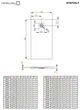 Душевой поддон Radaway Kyntos F 1100x800x30 цемент - изображение 3