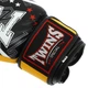 Перчатки для бокса с бинтами в комплекте Twins Special 9943 10 унций Black-Yellow - изображение 6