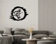 Декоративное панно на стену из дерева Upwood Decor Ведьма Хеллоуин Witch Halloween 50 х 66.5 см black - изображение 1