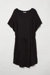 Платье с вискозой для женщины H&M BASICS 0667534-004 S Черный - изображение 1