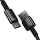 USB кабель с разъемом Type-C Baseus Tungsten Gold Fast Charging Data (100W, 2m). Black - изображение 3