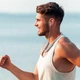 Спортивні бездротові Bluetooth навушники з мікрофоном BOROFONE BE59 Rhythm neckband BT earphones Gray - зображення 4