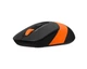 Мишка оптическая беспроводная A4tech FG10S (Orange). Мышка для пк и ноутбука безшумная черно-оранжевая - изображение 6