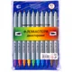 Фломастери Color 10 кольорів двосторонні арт 50887 - зображення 4
