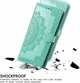 Чехол Vintage для Samsung Galaxy A24 / A245 книжка кожа PU с визитницей бирюзовый - изображение 4