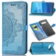 Чехол Vintage для Samsung Galaxy S10 / G973 книжка кожа PU с визитницей голубой - изображение 1
