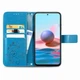 Чехол Clover для Xiaomi Redmi Note 10 Pro книжка кожа PU с визитницей голубой - изображение 3