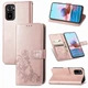 Чехол Clover для Xiaomi Redmi Note 10 Pro книжка кожа PU с визитницей розовое золото - изображение 1
