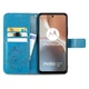 Чехол Clover для Motorola Moto G32 книжка кожа PU с визитницей голубой - изображение 4