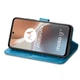 Чехол Clover для Motorola Moto G32 книжка кожа PU с визитницей голубой - изображение 5