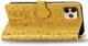 Чехол Embossed Cat and Dog для Iphone 11 Pro книжка с визитницей кожа PU желтый - изображение 6