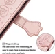 Чохол Embossed Cat and Dog для Iphone 11 Pro книжка з візитницею шкіра PU рожеве золото - зображення 7