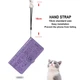 Чехол Embossed Cat and Dog для Xiaomi Redmi 9C книжка кожа PU с визитницей фиолетовый - изображение 7