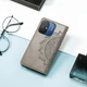 Чохол Vintage для Xiaomi Redmi 12C книжка шкіра PU з візитницею сірий - зображення 5