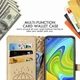 Чехол Embossed Cat and Dog для Xiaomi Redmi Note 9 книжка кожа PU с визитницей золотистый - изображение 4
