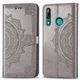 Чехол Vintage для Huawei P Smart Z книжка кожа PU с визитницей серый - изображение 9