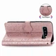 Чохол Embossed Cat and Dog для Samsung Galaxy S10 / G973 книжка шкіра PU з візитницею рожеве золото - зображення 3