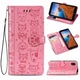 Чехол Embossed Cat and Dog для Xiaomi Redmi 7A книжка кожа PU Pink - изображение 1