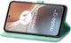 Чехол Vintage для Motorola Moto G32 книжка кожа PU с визитницей бирюзовый - изображение 5