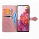 Чехол Vintage для Samsung Galaxy S20 FE / G780 книжка кожа PU с визитницей розовый - изображение 4