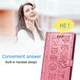 Чехол Embossed Cat and Dog для Xiaomi Redmi Note 9 книжка кожа PU с визитницей розовый - изображение 5