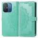 Чохол Vintage для Xiaomi Redmi 12C книжка шкіра PU з візитницею бірюзовий - зображення 6