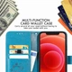 Чехол Clover для Iphone 11 книжка кожа PU с визитницей голубой - изображение 8