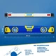 Рівень S&R 400 мм, 3 капсули, магнітний (423032040) - зображення 2
