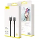 Кабель Baseus Cafule Type-C to Lightning PD 18 W 1 м CATLKLF-G1 Black-Grey (CATLKLF-G1) - изображение 10